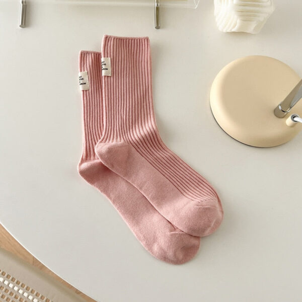 Candy Color Crew Socks