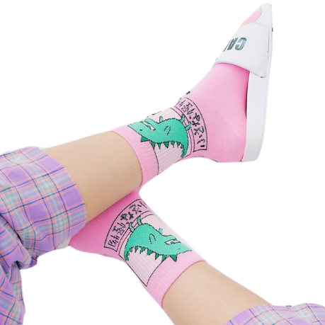 Japanese Dino Socks