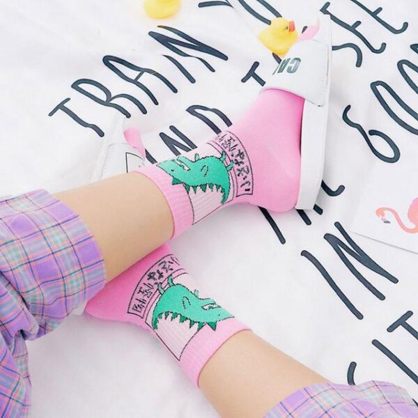 Japanese Dino Socks