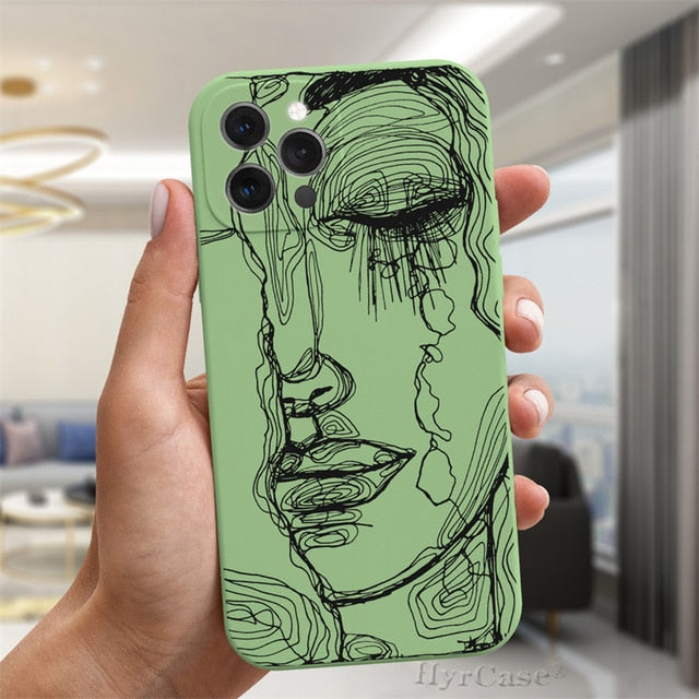 Fine Line Art Phone Case