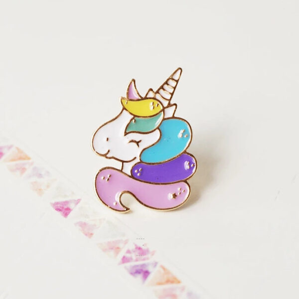 Rainbow Unicorn Enamel Pin